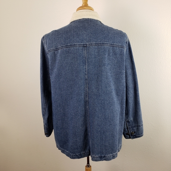 Lauren Denim Chore Jacket | Vintage Denim Coat - Picture 4 of 12